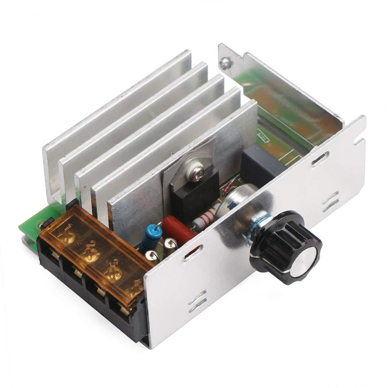 4000W 220V AC SCR Regulador De Voltaje Atenuador módulo de Controlador de velocidad del motor