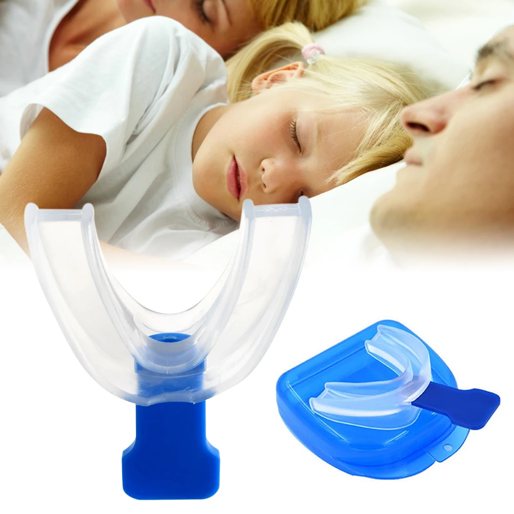 Nontoxic Soft Practical Anti Snore Stop Snoring Mouthpiece Sleeping Aid