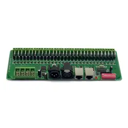 Один dmx светодиодный декодер контроллер для RGB светодиодные ленты огни DMX512 диммер драйвер DC9-24V 2A/CH