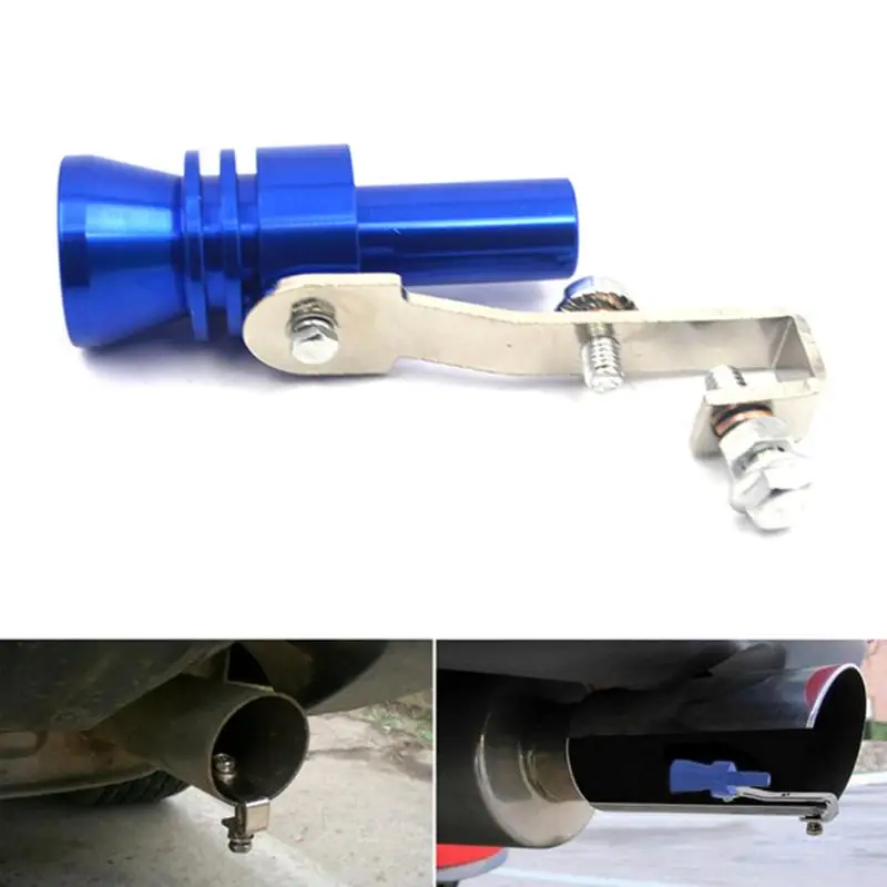 

Universal Car BOV Blow Off Valve Turbo Sound Whistle Aluminum Simulator Sound Pipe Exhaust Muffler Pipe Auto Accessories