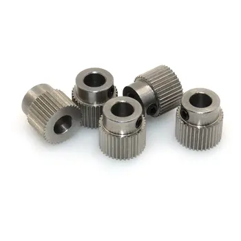 

Extruder Pulley 36 Teeth Bore 5Mm Stainless Steel Drive Gear For 1.75Mm And 3Mm 3D Printer Filament (Pack Of 5Pcs)