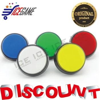 

10pcs/Lot good quality color push button 60mm arcade game machine push button slotplastic push button switch machine