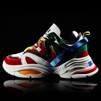 

New Band Leather Splicing Designer Sneakers Running Shoes for Men Sports Shoes Road Trainers Fitness Jogging Shoes Zapatillas