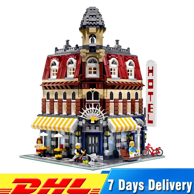 

DHL 2133PCS The Cafe Corner Model Building Blocks Bricks Develop Intelligence Educational Toys Gifts Compatible LegoINGlys 10182