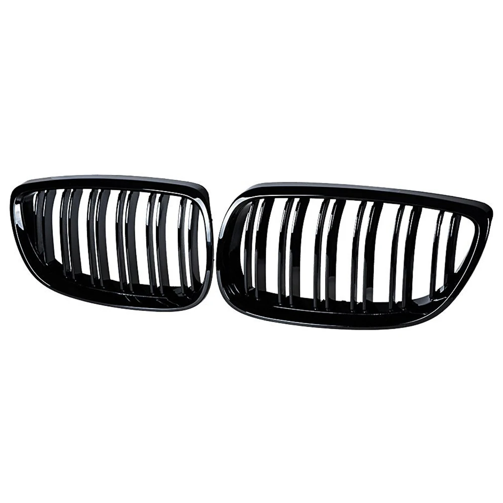 

E92 E93 3 Series 06-09 Matte Black Sport Kidney Front Grille Grills, Car Front Grille One Pair Matt Black Front Kidney Grille