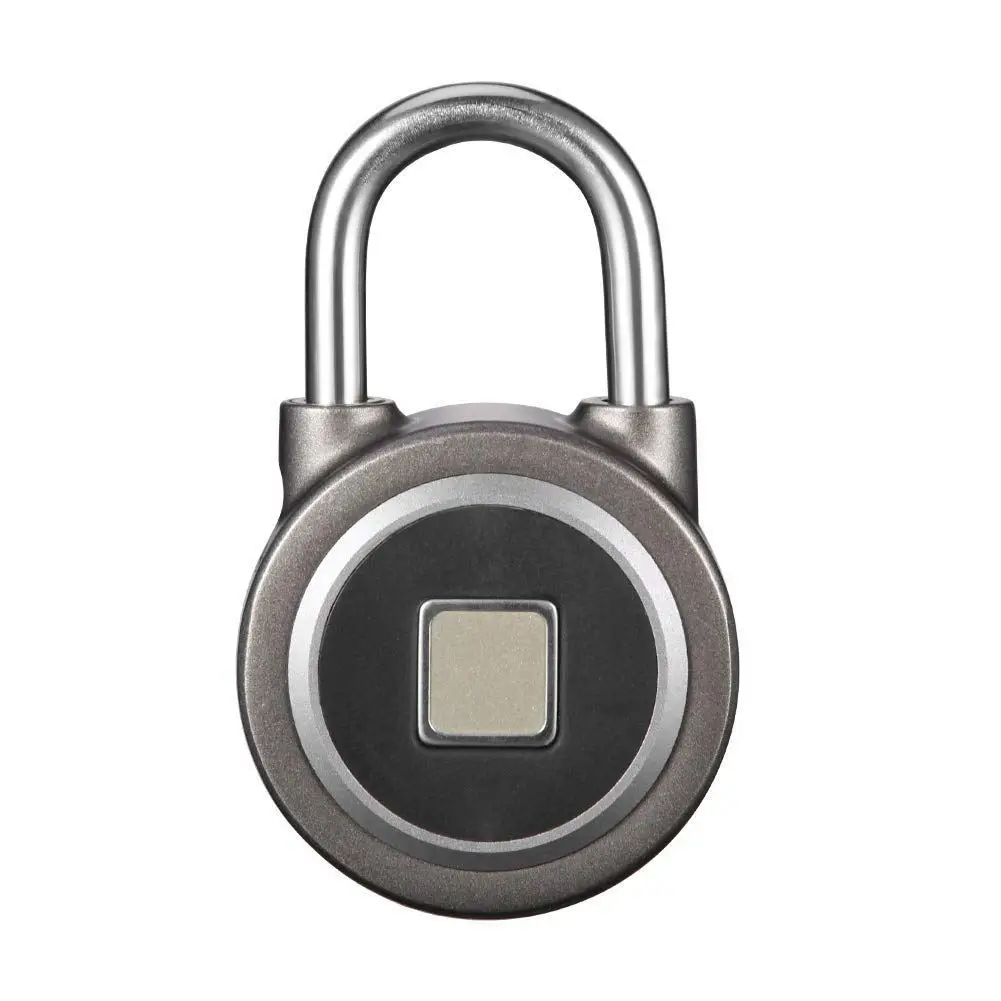 

Fingerprint Bluetooth Padlocks Anti-Theft Keyless Lock with USB Charge, P2 Smart Fingerprint Lock Bluetooth Phone App Padlock