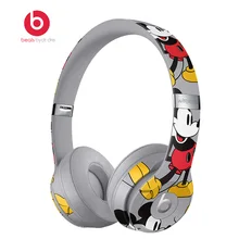 Beats Solo3 беспроводные Bluetooth наушники на ухо гарнитура Музыка Hands-free с микрофоном Mickey's 90th anniversary Edition