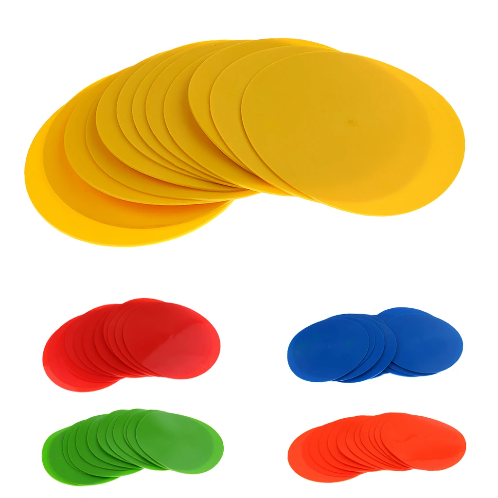 

Perfeclan 12 Pieces Durable PVC Sports Spot Markers For Training And Drills Sports Spot Markers Speed Agility Training