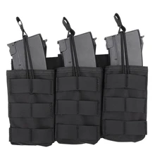 WST тактический охотничий тройной мешок штабелер подсумок для G36 Mag открытый Пейнтбол Molle Чехол для страйкбола высокое качество