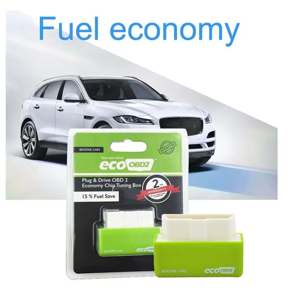 

15% Fuel Save ECO OBD2 Economy Fuel Fit Box Chip For Vehicles Fuel Performance Chip Tuning Box Plug & Drive OBDII Interface Fit