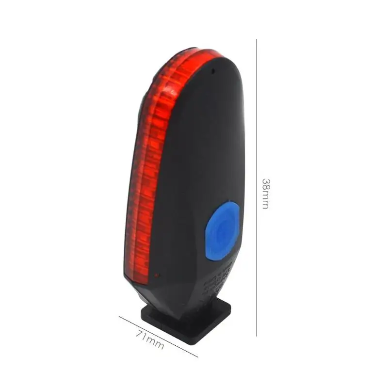 Discount Bicycle Taillight Bike Brake Indicator LED Rear Tail Light Warning Lamp 5