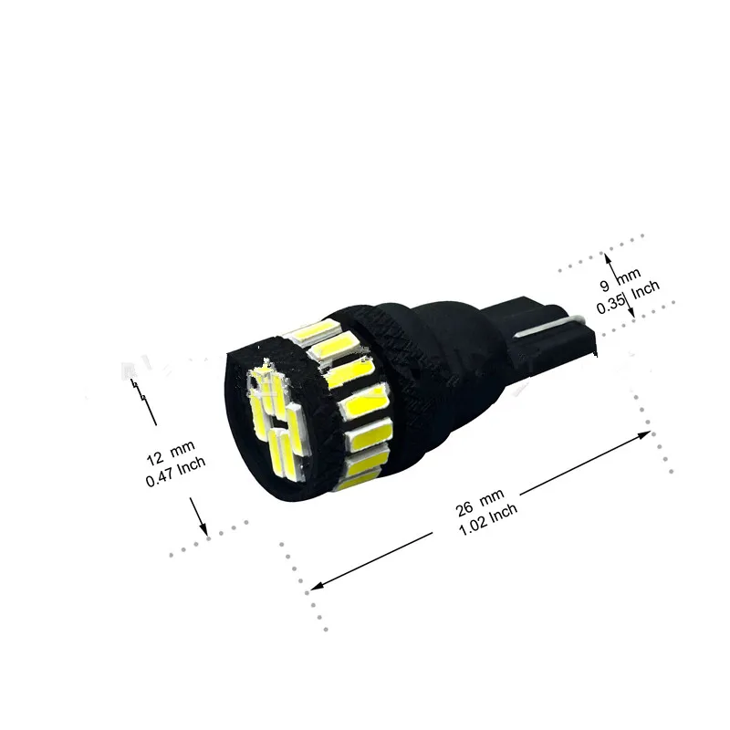 Автомобильный светильник светодиодный T10 4014 21 SMD автомобильный белый|Сигнальная