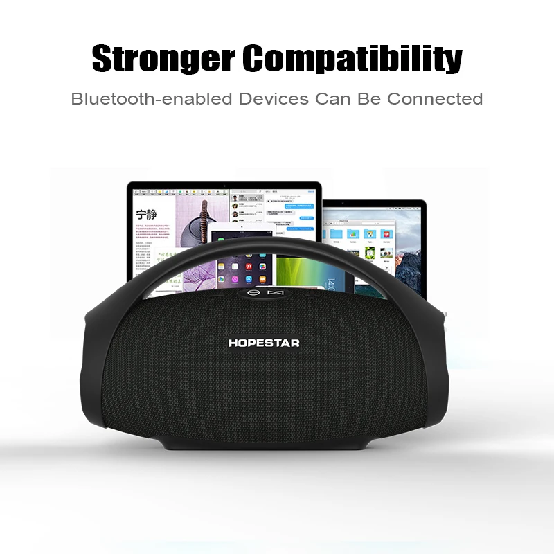 Hopestar-H32 открытый Портативный Bluetooth Динамик Беспроводной Водонепроницаемый Ipx6 мини Динамик s большой Мощность 10 W Колонка Бумбокс с Handl