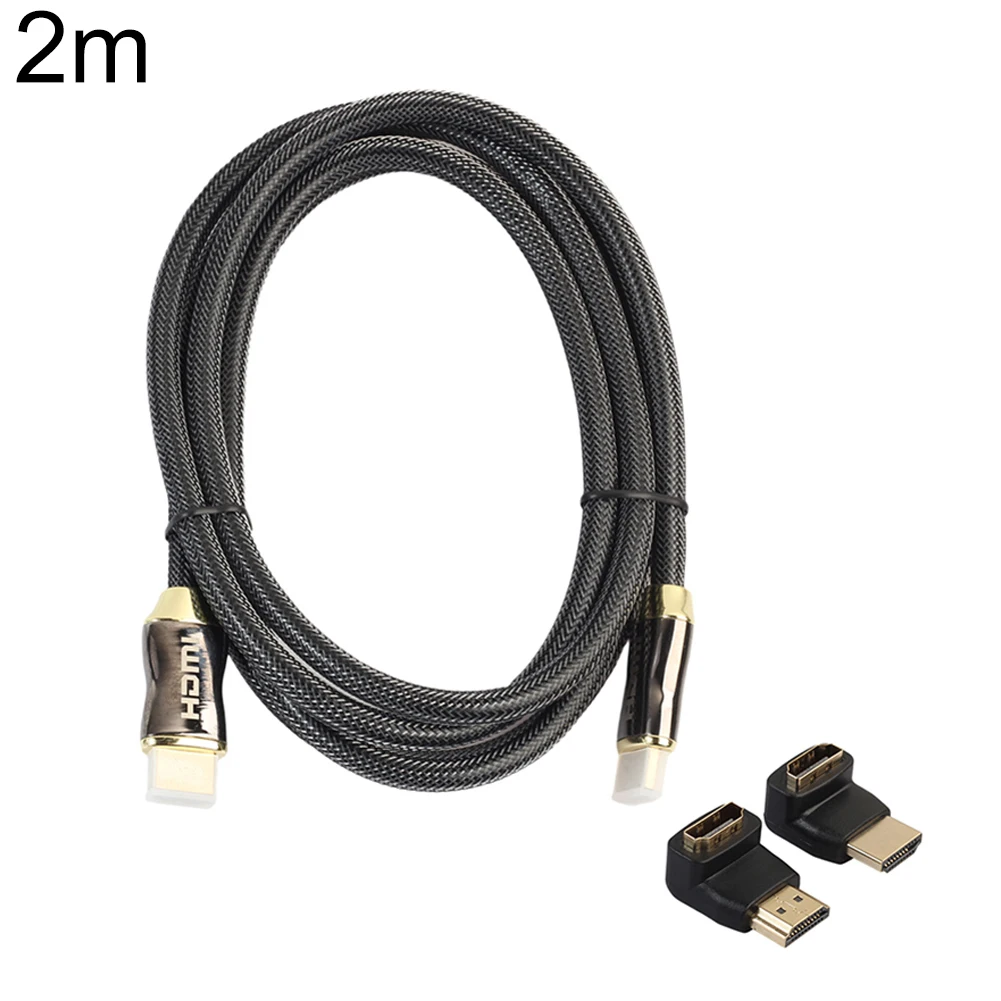 1 м/1 5 м/2 м/3 м/5 м HDMI 2 0 HD 4K * к кабель + 270 градусов и 90 адаптер для ЖК DVD HDTV| |