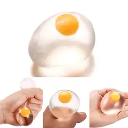 Прозрачные мягкие яйцо мягкими замедлить рост 5,5 см/2,2 дюймов снять разворачивают Squeeze Toy выше 5 лет