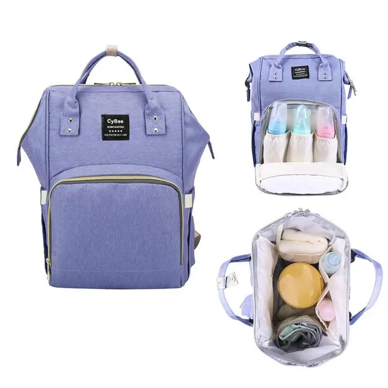 

Fashion Waterproof Durable Baby Nappy Nursing Bags Brand High-Capacity Cosmetic Mummy Bag Mom Travel Backpack Large Hand bag