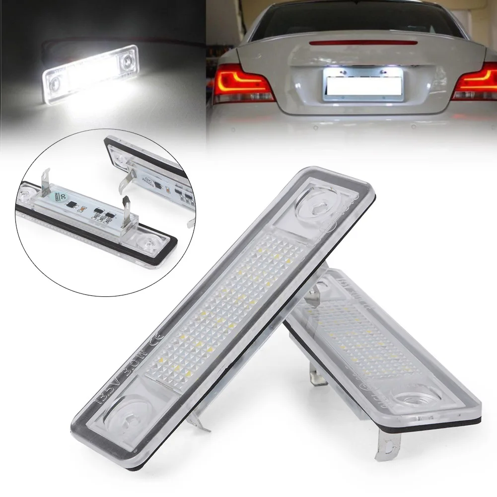 2pcs Led License Plate Number Light Licence Lamp For Opel Corsa B Astra