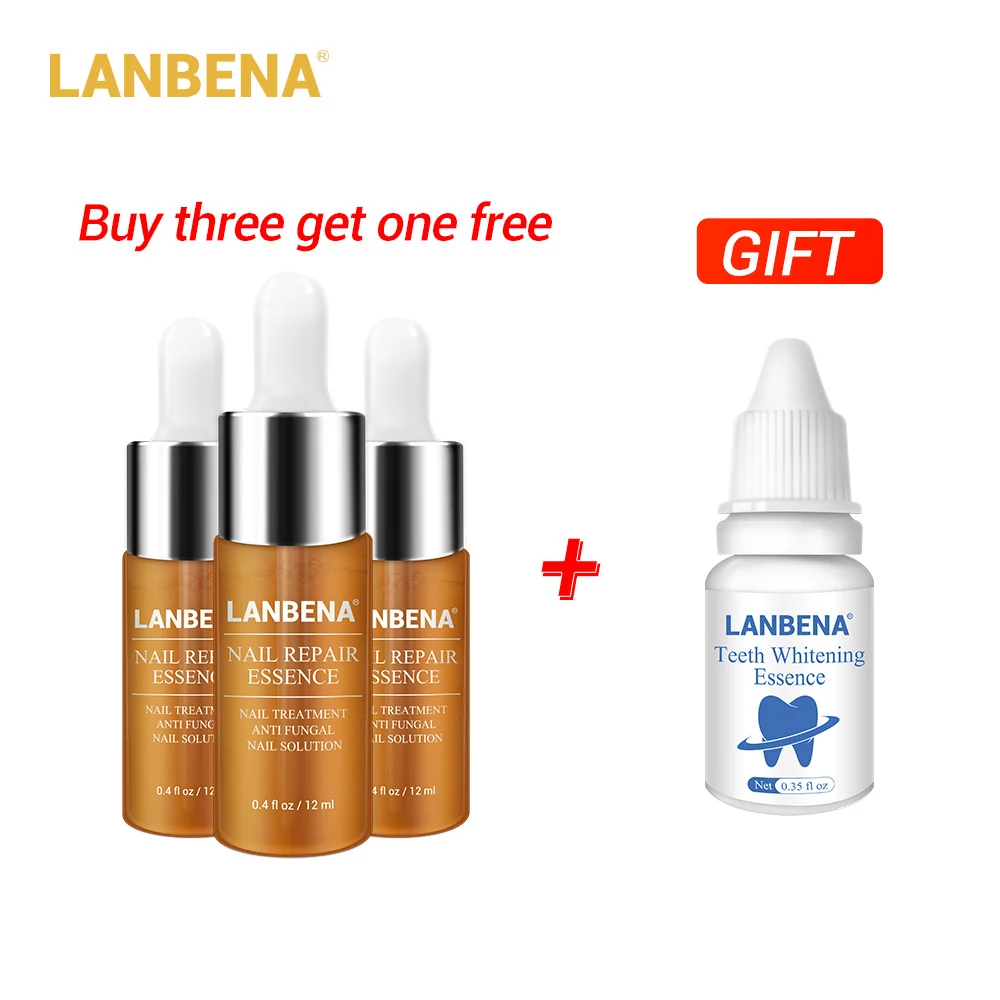 Купить 3 получить 1 подарок Lanbena ремонт ногтей эссенция сыворотка грибковое