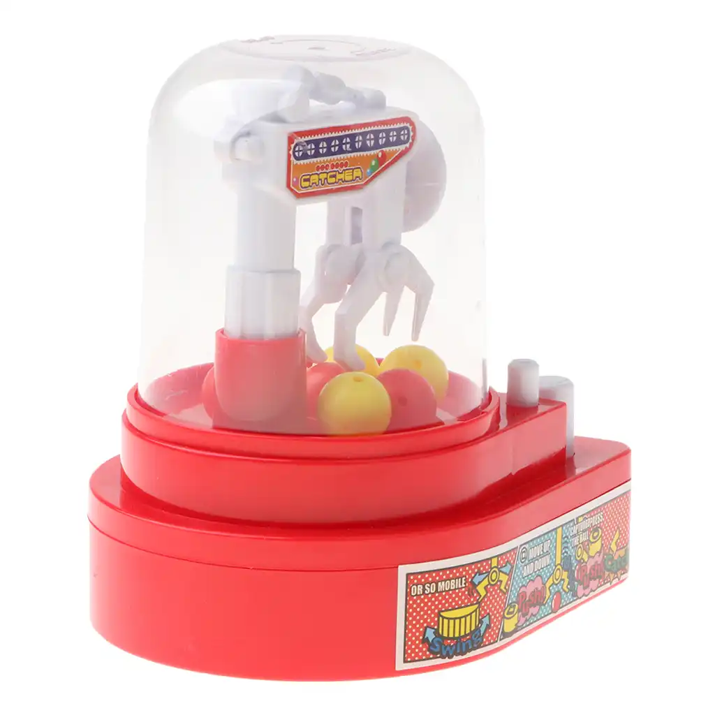 Creative Mini Candy Grabber Machine Toy Claw Crane Ball Catcher Game