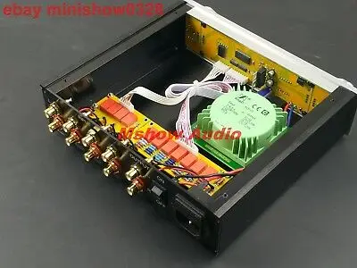 Volume Remote Control Relay 128 Steps Exponential Constant input impedance 4 CH