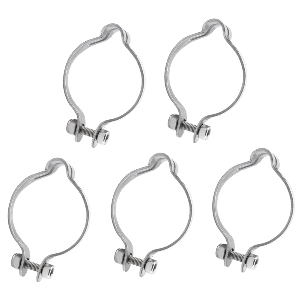 

5 Pcs 25.4mm High Quality Bicycle Cable Tube Clamp Derailleur Line Brake Shifter Tube Clamp Line For Brake Cable Derailleur Line
