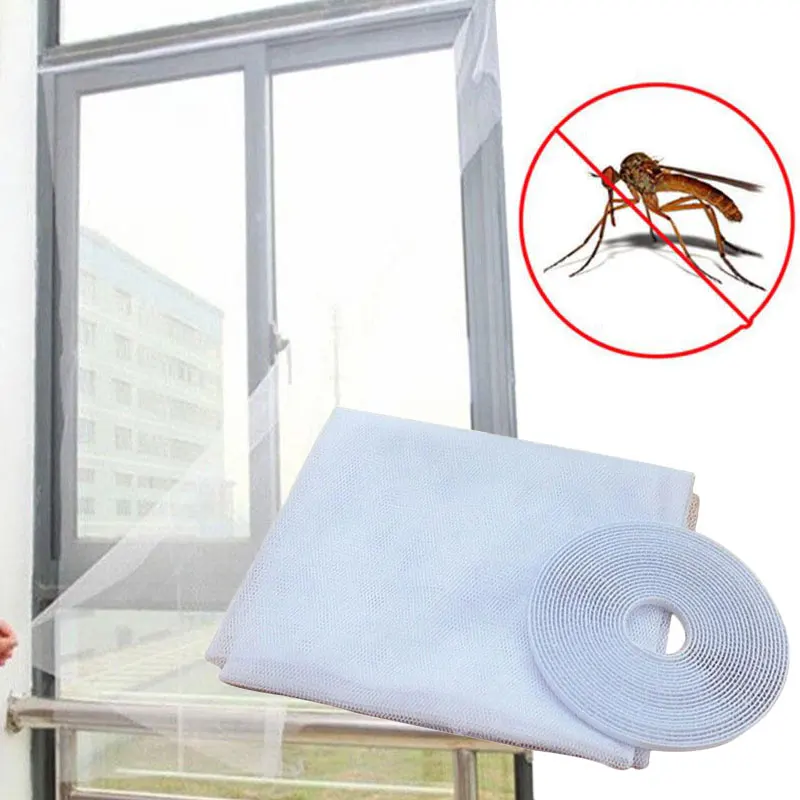 

1Pc Screen Curtain Anti Mosquito Net For Kitchen Window Net Mesh Screen Mosquito Mesh Curtain Protector Insect Bug Fly Mesh