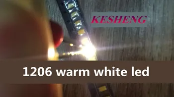

3000PCS 1206 (3216) SMT Warm White SMD Surface Mount Chip LED Light Emitting Diode Lamp SMD Ultra Bright Electronic Component