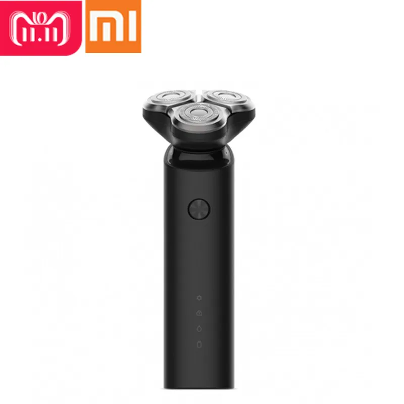 

Original Xiaomi Mijia Electric Shaver 3D Floating 3 Head Flex Razor Dry Wet Shaving Washable Main-Sub Dual Blade Turbo Mode Comf