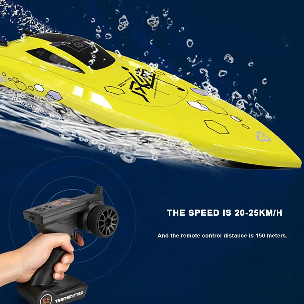 

UDI904 High Speed Remote Control Boat Double Layer Cover Waterproof 2.4G Speedboat Model Toy Navigation Model Speedboat Cool