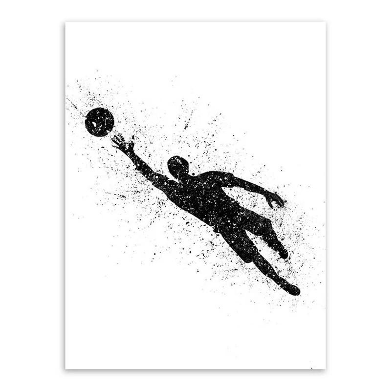 

Football Sport Art Canvas Painting Print for Home Room Office Decor Unframed