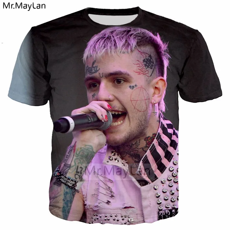 

Rapper Lil Peep 3D Print Tshirt Men/women Hiphop Punk Streetwear T-shirt Boy Cool Modis Crewneck T shirt Man Summer Tops Clothes