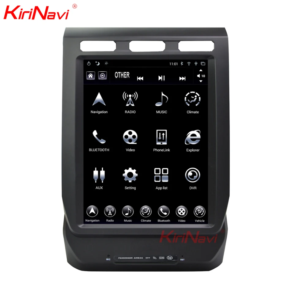 KiriNavi 12," Android 7,1 Автомагнитола для Ford F150 F250 F350 F450 автомобильный Dvd мультимедийный плеер Android gps навигация+ wifi