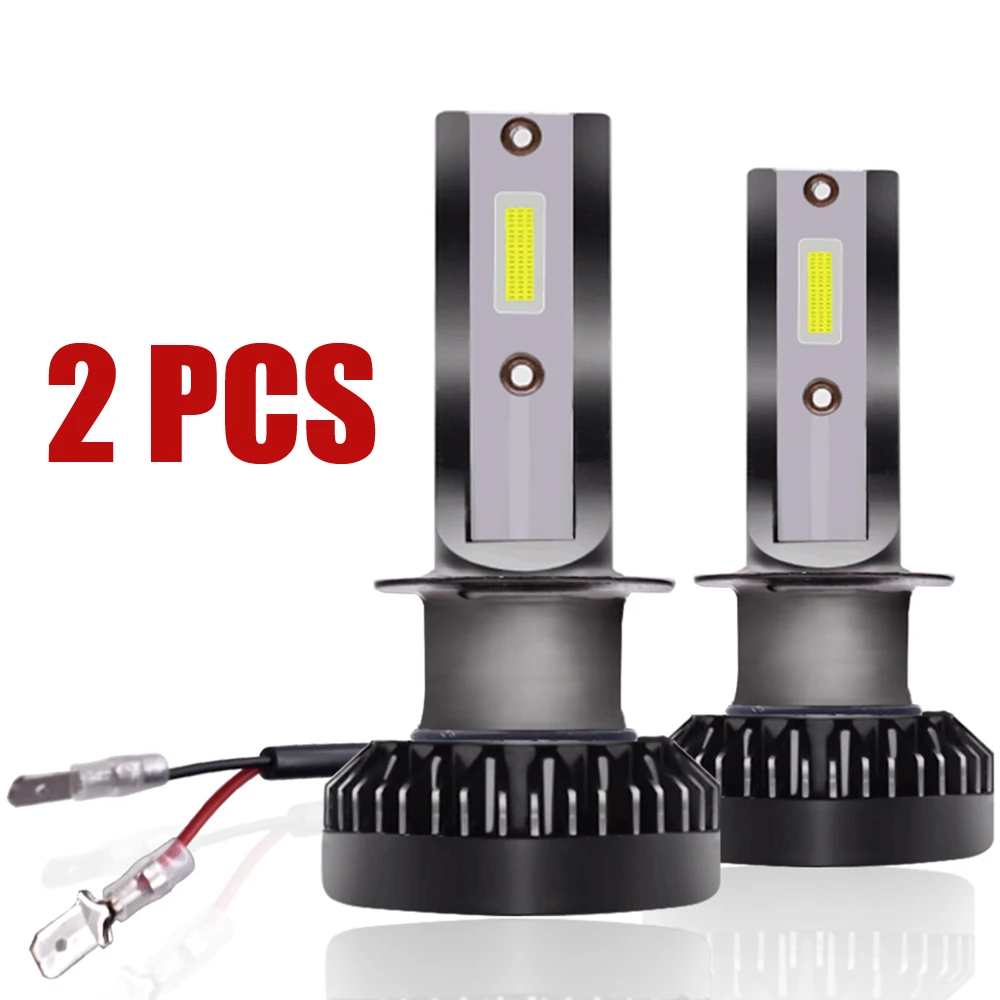

Mayitr 2Pcs H1 H7 LED 110W COB LED Car Headlight Driving Lamp Bulb Headlamp Clear Lens For Jeep For Toyota For Nissan