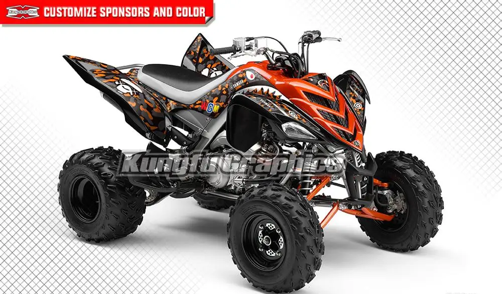 thick version YAMAHA RAPTOR 660R GRAPHICS KIT