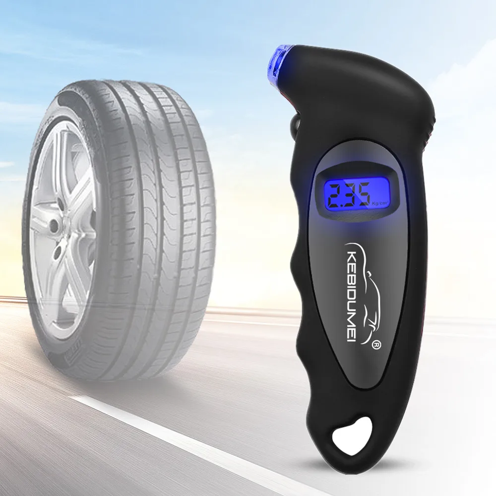Цифровой Манометр 0 150 PSI портативный измеритель давления в шинах с ЖК дисплеем и