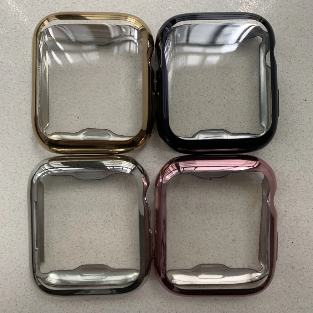 Watch Cover for Apple Watch Case 40mm 44mm Series 4 Soft Slim TPU All-around Ultra-thin Screen Protector Watch Band Accessories Watch Cover for Apple Watch Case 40mm 44mm Series 4 Soft Slim TPU All-around Ultra-thin Screen Protector Watch Band Accessories