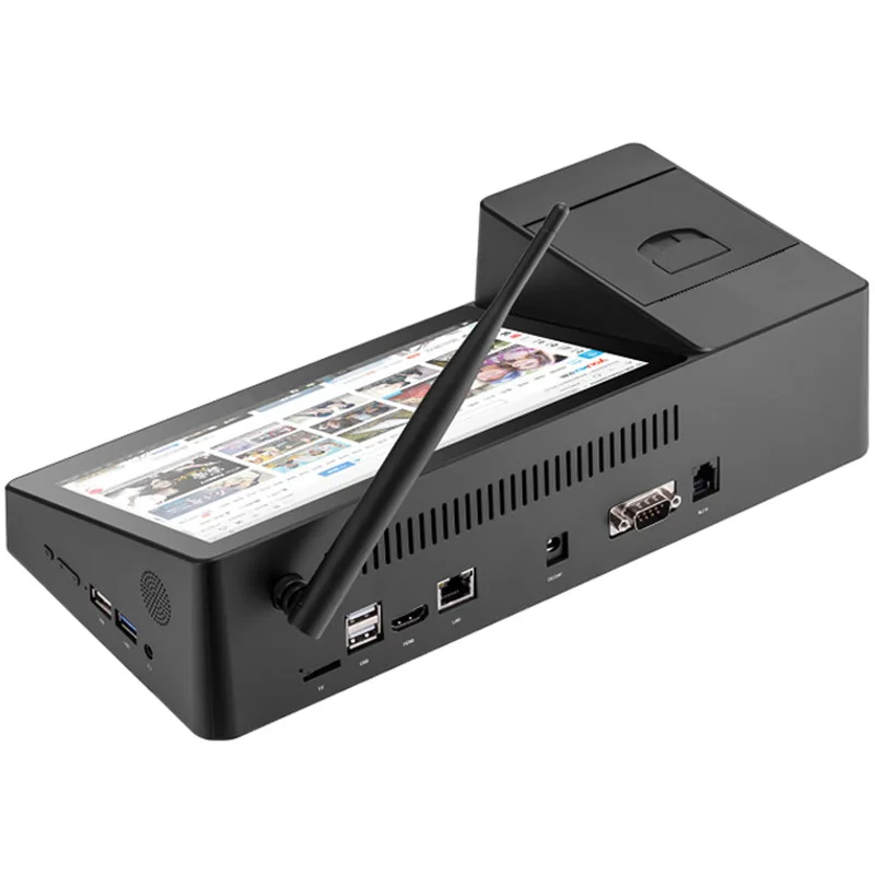 New PIPO X3 Mini PC 8.9 Inch 1920*1200 PLS Screen Intel Cherry Trail Z8350 Quad Core 2GB 32GB With 58mm Thermal Printer HDMI