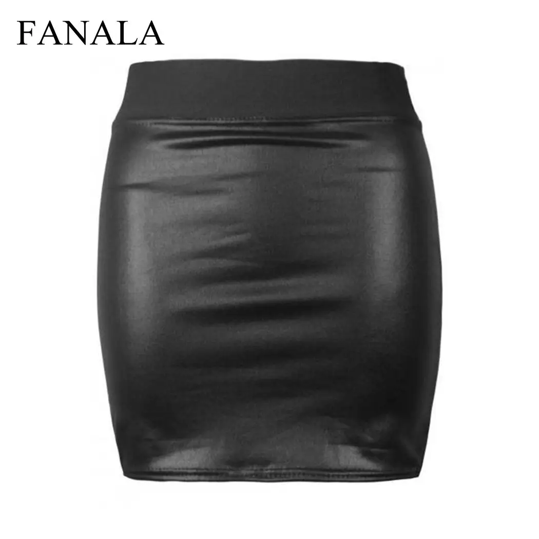 Женская юбка faldas mujer moda однотонные обтягивающие черные мини юбки карандаш из