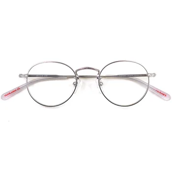 

Retro Optical Glasses Frame Clear Round Women Eyewear Handmade Acetate Spectacles Vintage Ultralight Myopia Eyeglasses For Men