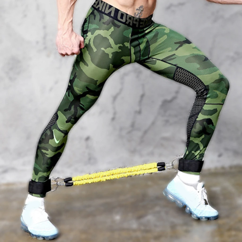 

Exercise Fitness Leg Resistance Band Speed Agility Training Strength Jump Trainer with Ankle Strap For Athletes Football Players