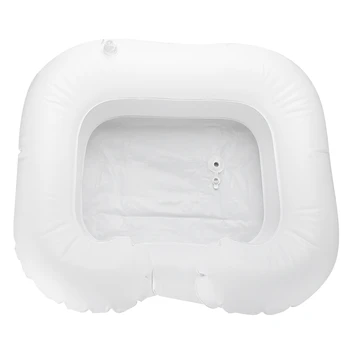 

Inflatable PVC Hair Washing Basin Portable Shampoo Hair Basins for Pregnant Disabled Brace Support a