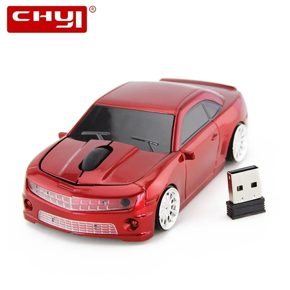 

Wireless Mouse Cool Racing Car Shell 1600 DPI USB Optical Computer Mice Unique Cordless USB Mause for PC Gamer Laptop