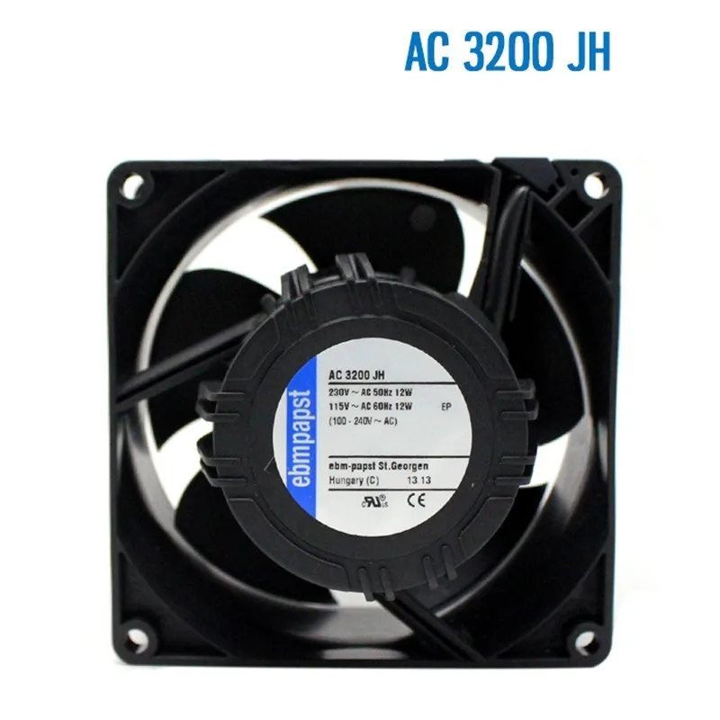 Ebm Papst AC 3200 JH 115V ~ 230V 12W 92x92x38mm двухвольтный осевой вентилятор