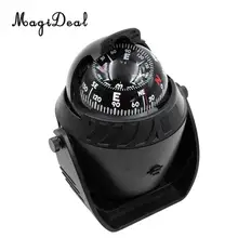 Морской навигационный компас, регулируемый цифровой компас для приборной панели автомобиля с держателем