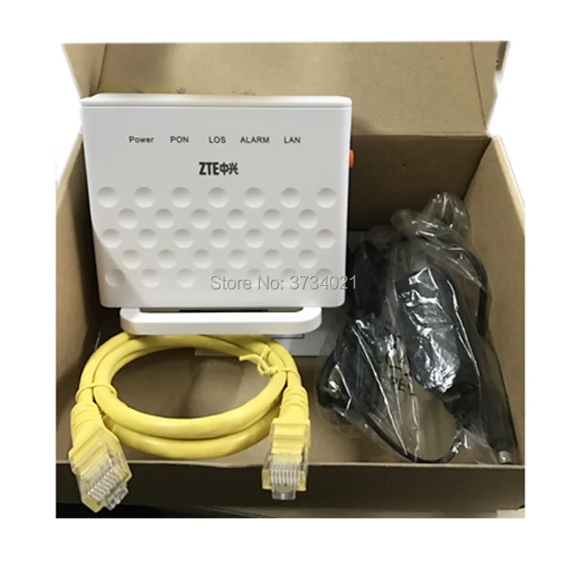 Zte ZXA10 F401 EPON ОНУ 4LAN + 2 VOICE WI FI USB для волоконно оптической сети маршрутизатор