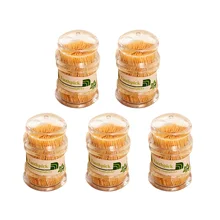 5 шт зубочистки Одноразовые Бамбуковые безопасный Природный зуб палочки для вечерние банкета дома ресторана