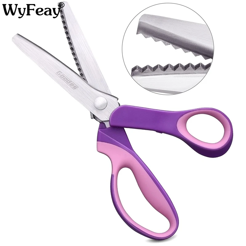 High quality Pinking Shears Sewing Cut Dressmaking Tailor Shear Leather