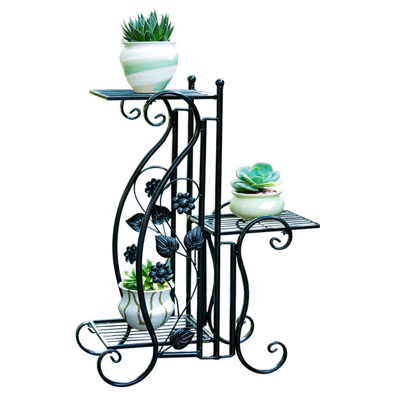 

Scaffali In Metallo A Ripiani Outdoor Planten Rek Decor Iron Balcony Decoration Balkon Stand Flower Shelf Balcon Plant Rack