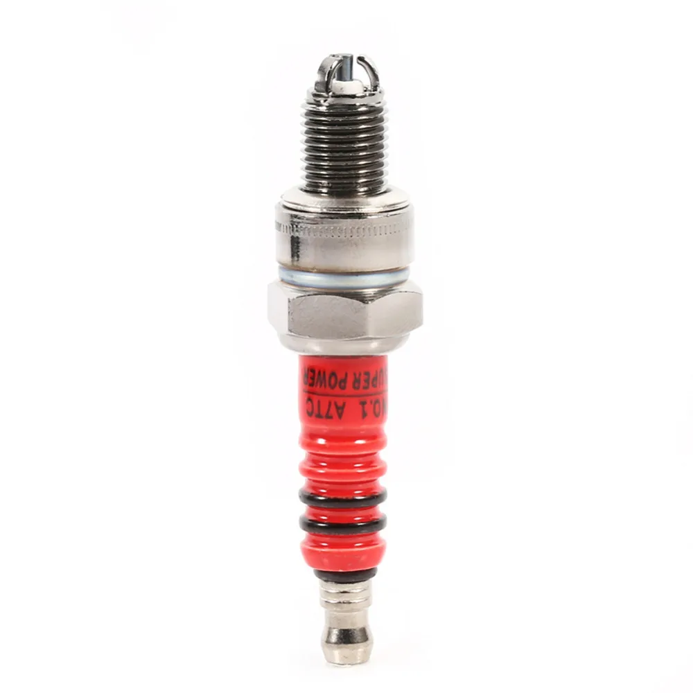 

High Performance Iridium Spark Plug 3 Electrode for Scooter ATV Quads GY6 50cc 110cc 125cc 150cc Engine C7HA U22FS-U PZ7HS HOT
