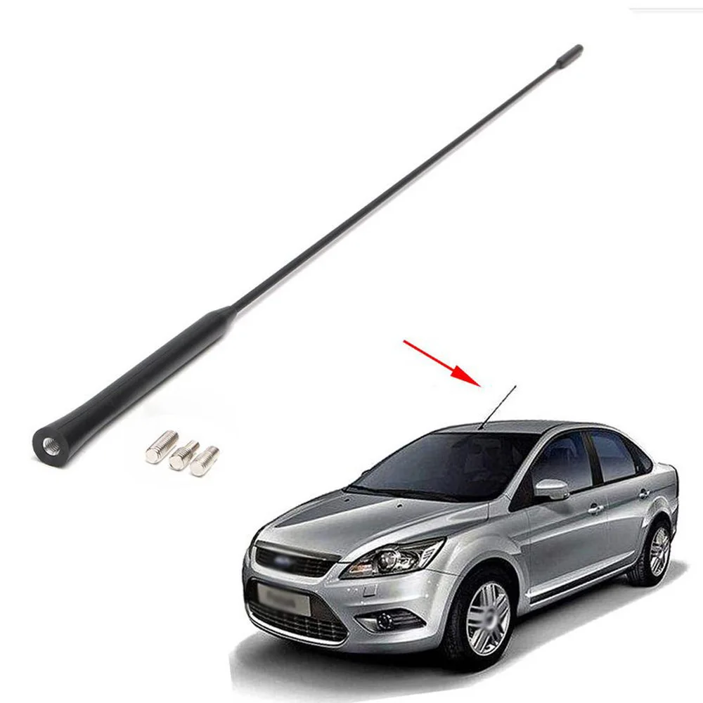

1* Black 21.5inch 100% Brand New And High Quality Roof AM/FM Antenna Mast Rod Replacement Fit for Ford Focus 2000-2007